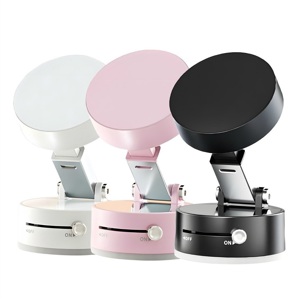 Rotação infinita de 360° + suporte magnético dobrável duplo para carro, compatível com todos os celulares