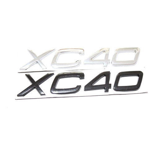Emblema Volvo Xc40 X40 C40 Sweden R Design Preto Ou Cromo