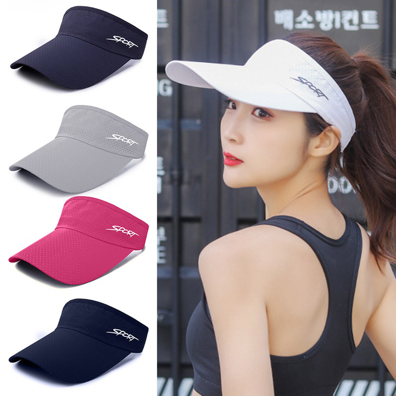 Boné de sol esportivo trendy para o verão, ajustável, adequado para golf e tênis, unissex.