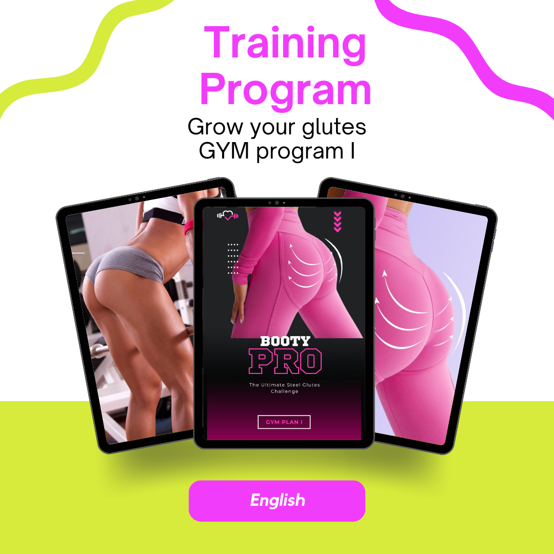 Booty Pro: Grow your glutes, GYM program I