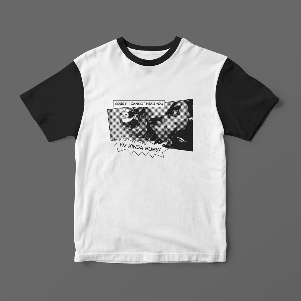 Camiseta Telephone (Lady Gaga) de Algodão Unissex