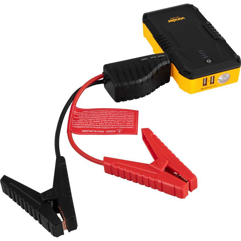 Auxiliar de Partida Automotivo Portátil 10000mAh Vonder APV10000 Power Bank 700A 12V