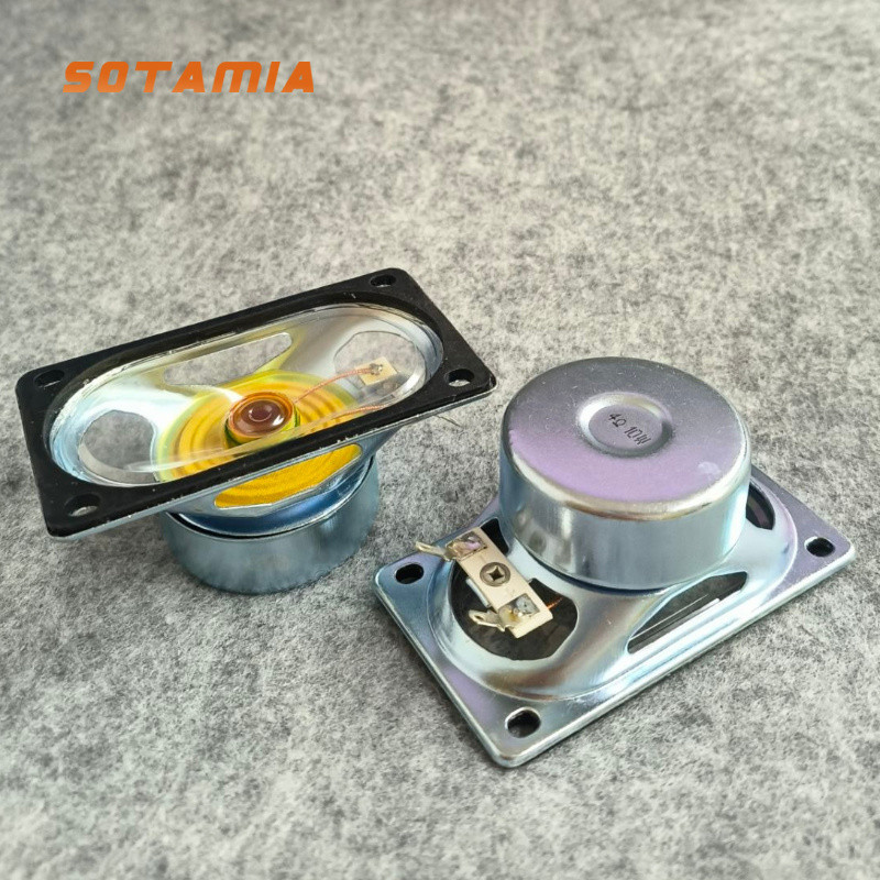 SOTAMIA 2 Unidades 8 Ohm 10W Alto-Falantes De Potência À Prova D'água Hifi Music Falante Externo DIY De Som Passivo