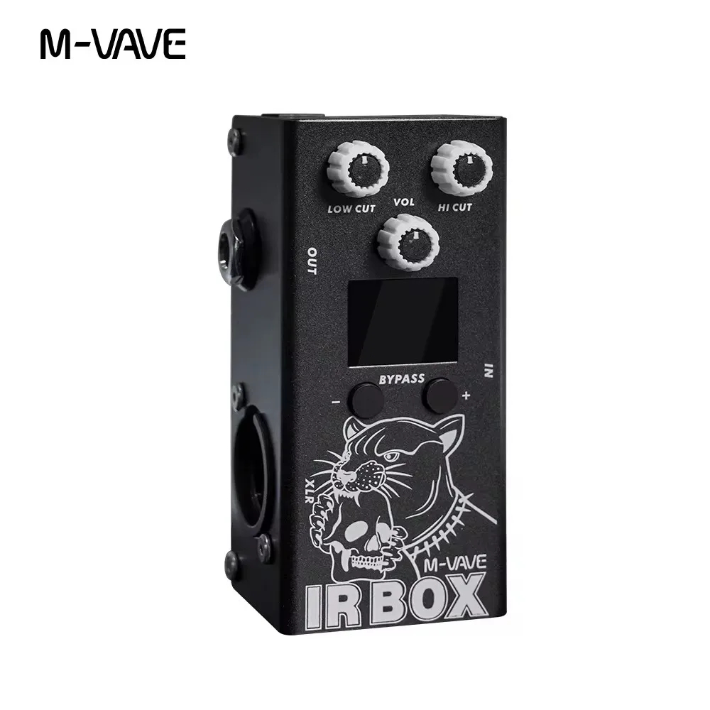 Pedal de efeitos para guitarra M VAVE IR BOX Cabinet Simulator + IR LoaderSuporte de som de caixa de alto-falante