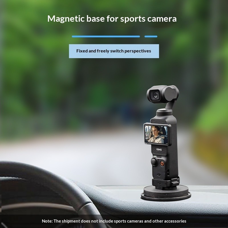 Adequado para DJI OSMO POCKET 3 adaptador de expansão magnética suporte ventosa do carro acessórios Base Desktop