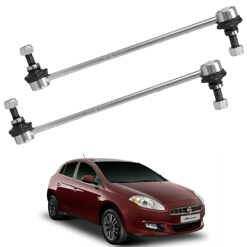 Par Bieleta Estabilizadora Fiat Bravo 1.8 1.4 Dianteira Essence Absolute T-Jet Sporting Turbo