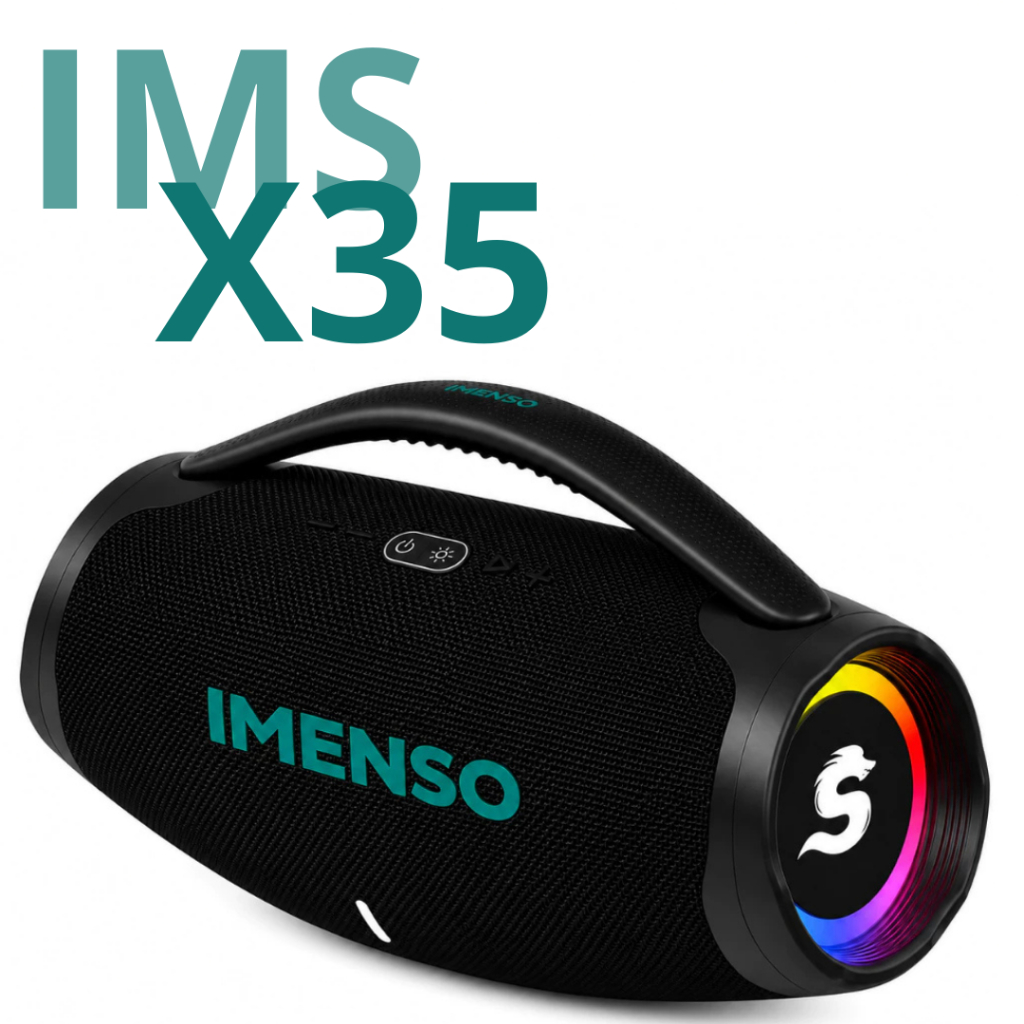 Imenso IMS-X35 Boombox Bluetooth 60W com Extra Bass| 60W de Potência, Extra Bass, Bluetooth, Modelo IMS-X35