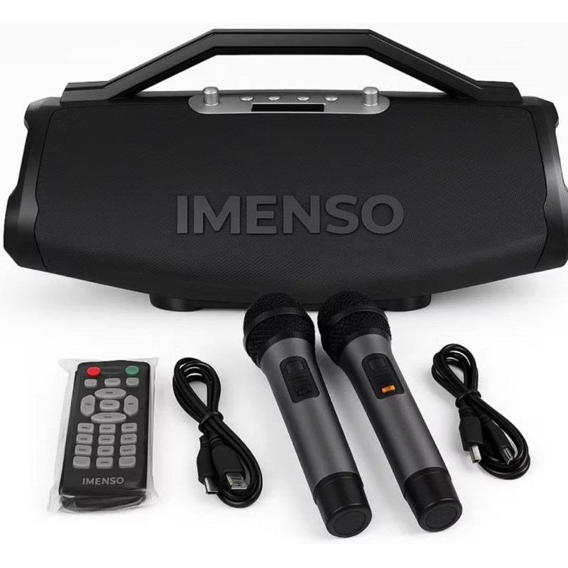 Caixa De Som Bluetooth 200w Boombox Bass Boost