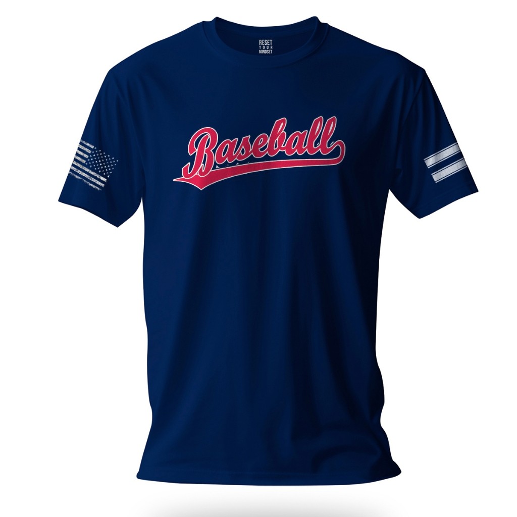 Camiseta Masculina Reset BASEBALL 100% Algodão Premium