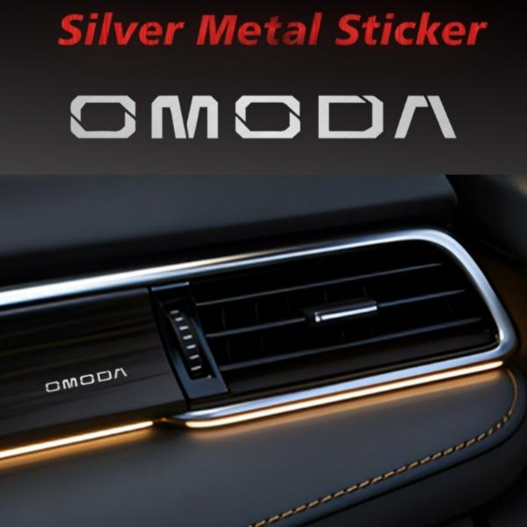 Kit 10 Peças 3D Adesivo Logotipo Emblema de Metal Acessórios Automotivos For Omoda 5 E5 C5