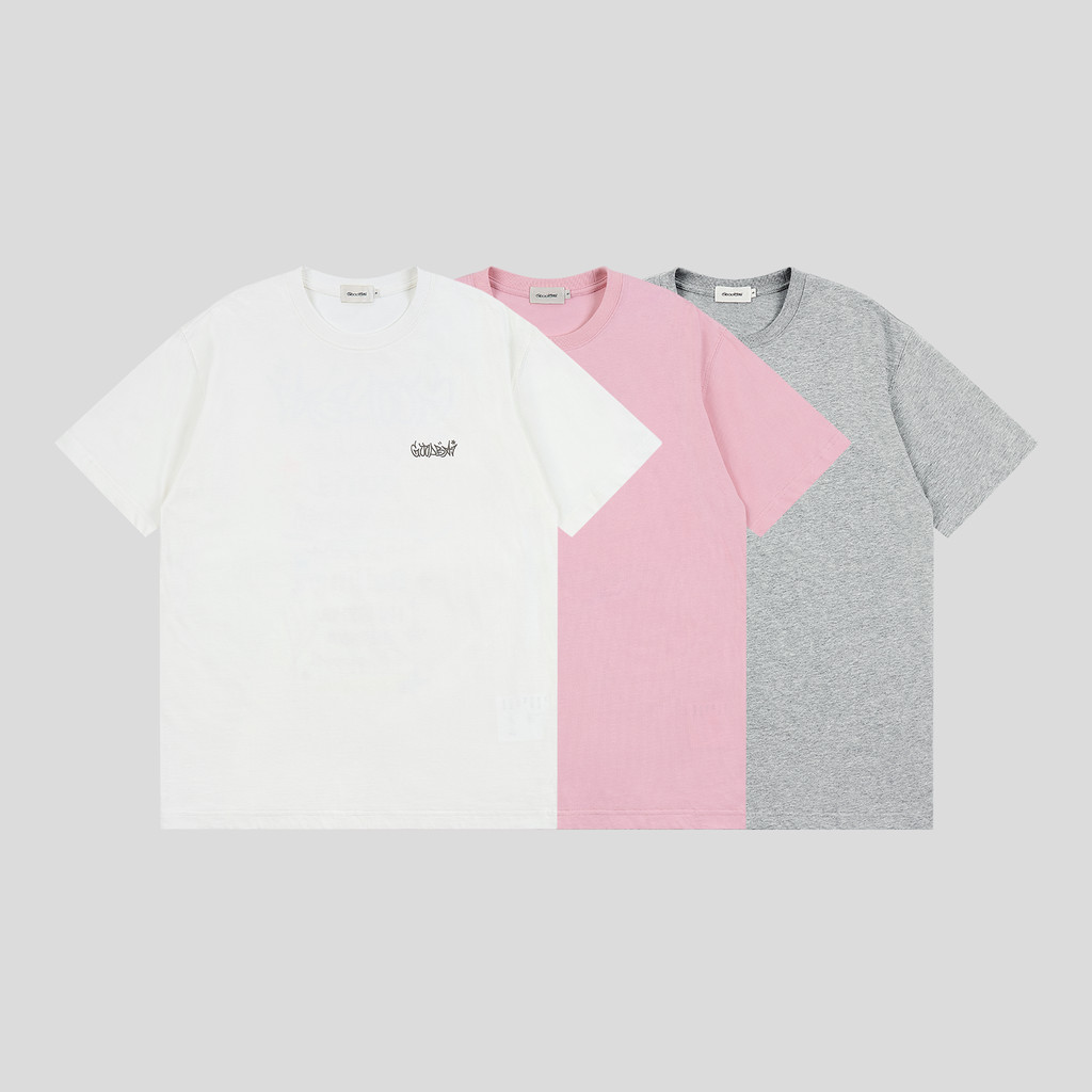 GOODBAI Flower Body logo City Print Camiseta de manga curta
