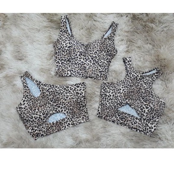 Blusa Cropped   animal print onça Cropped um ombro só Croppeds diferentes Cropped alça grossa blogueira body