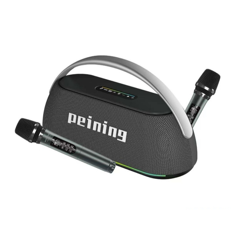 Caixa De Som Bluetooth Peining 100 a 300w Rms 24000mah Rgb Com 2 Microfones