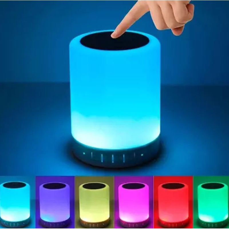 luz noturna romântica e colorida conexão bluetooth, controle por toque, iluminação LED