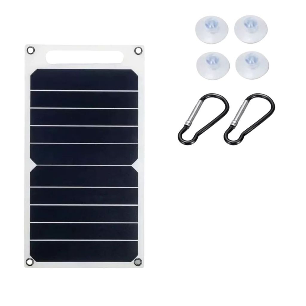 Carregador Fonte  Painel Solar Portátil 30w 5v P/ Celular Caixa Som (Não Iphone) - Envio Rápido