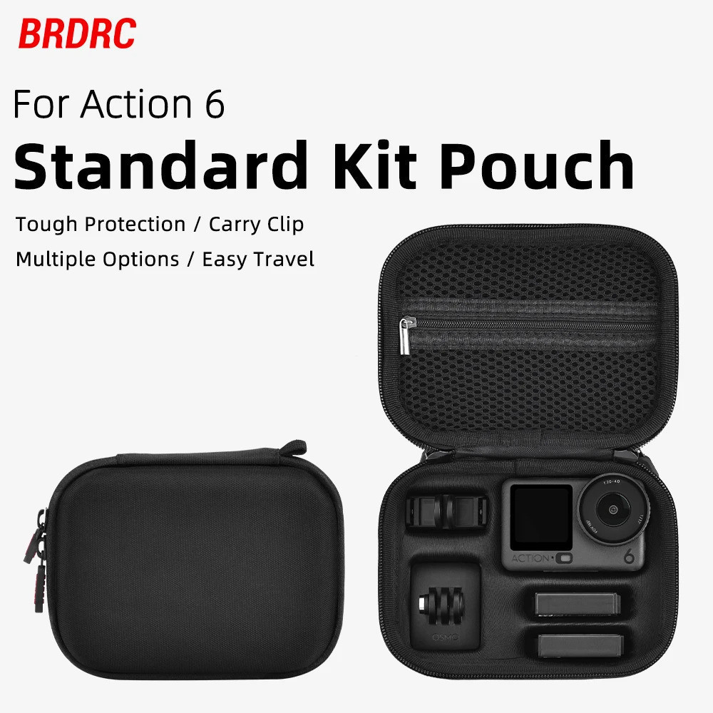 Adequado para bolsa de armazenamento DJI OSMO ACTION 6, estojo de armazenamento para câmera, bolsa portátil, acessórios