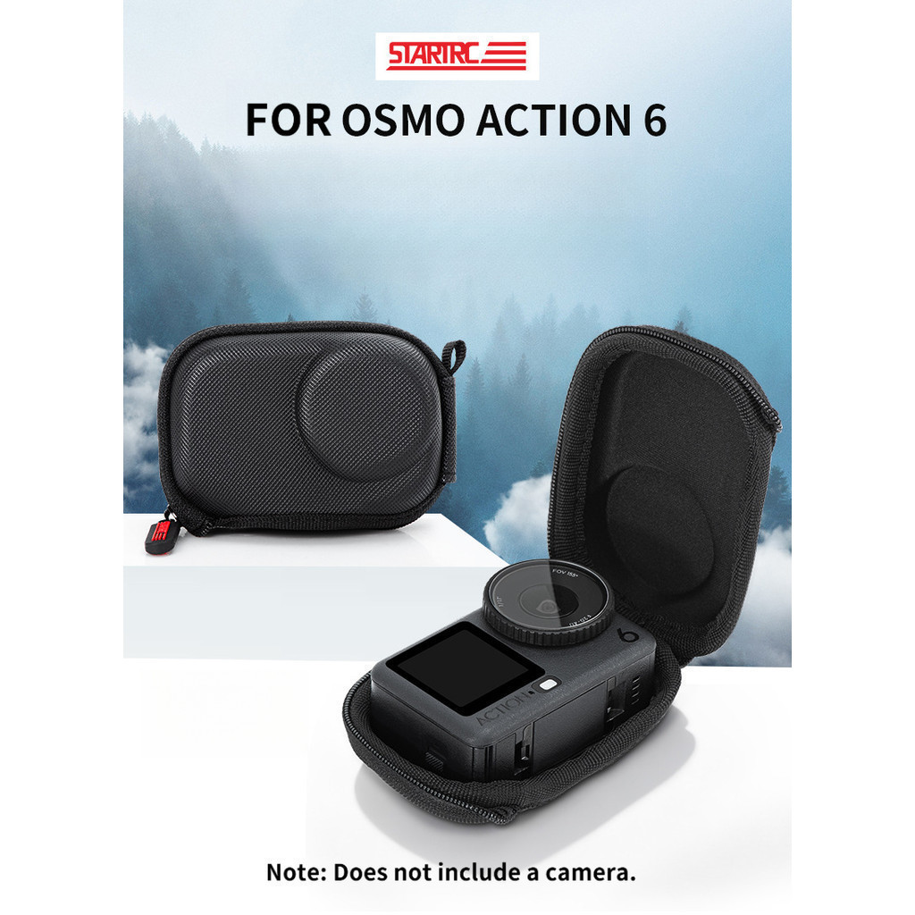 STARTRC Compatível com a Câmera de Ação DJI Action 6, Bolsa de Armazenamento Protetora Portátil para Câmera, Bolsa para