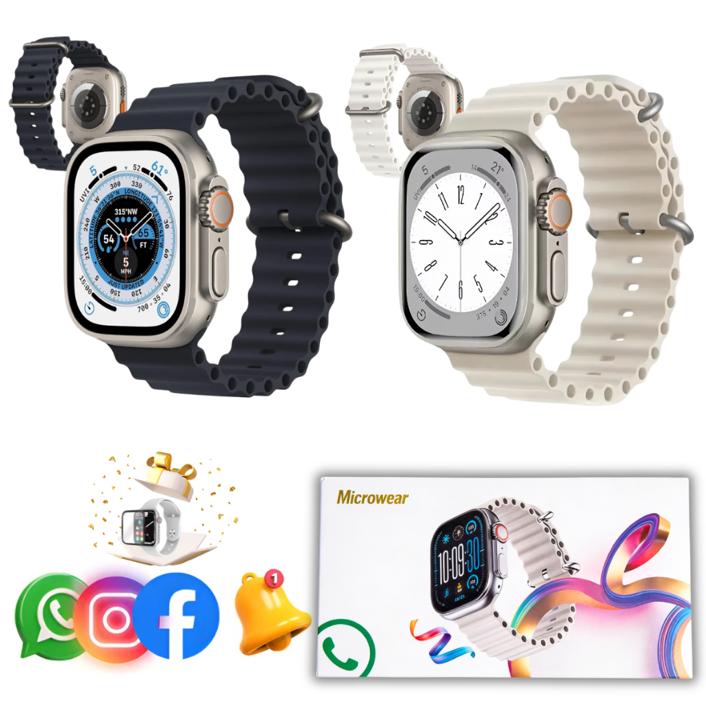 Relogio Smartwatch Feminino Masculino U11S Series 11 Para Android Samsung iPhone Faz Recebe Chamada