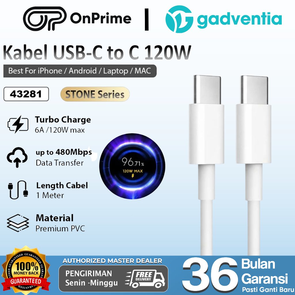 ONPRIME STONE Série Tipo C Para Cabo Carregador De Carregamento Rápido iPhone Android Portátil Macbook Suporte Turbo Xia