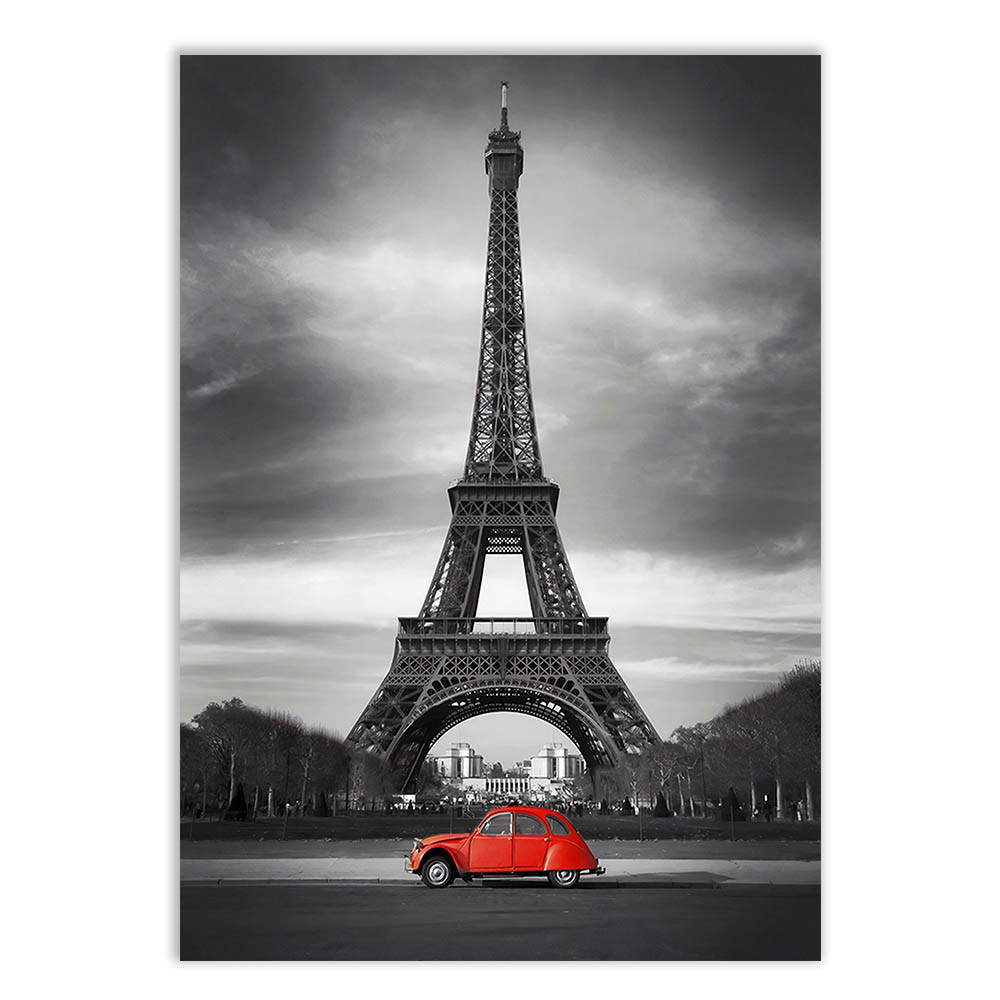 Placa Decorativa Paris Torre Eiffel França Viagem Europa Decoração Poster Quarto Sala