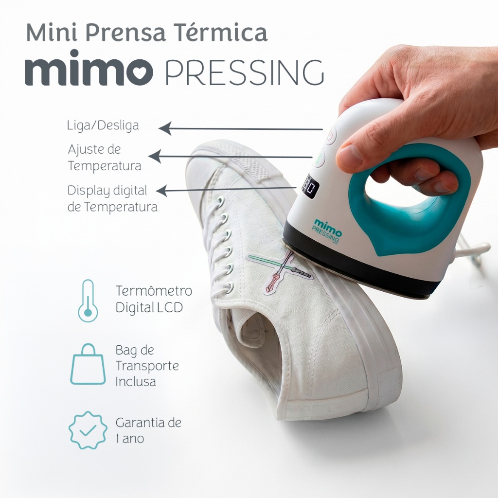 Prensa Térmica Mimo Pressing Mini - 220V