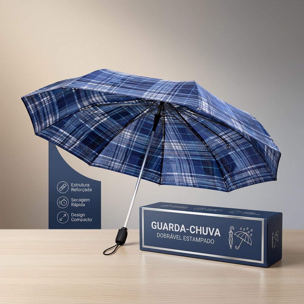 Mini Guarda-Chuva Portátil para Bolsa e Viagem sombrinha