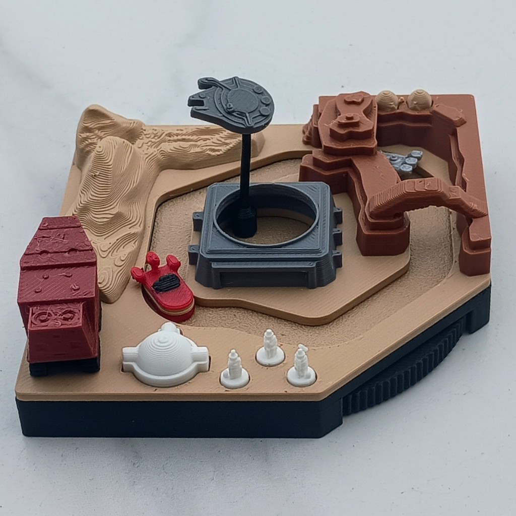 Diorama Mini Tatooine Star Wars Nº 09 – Item Colecionável Geek
