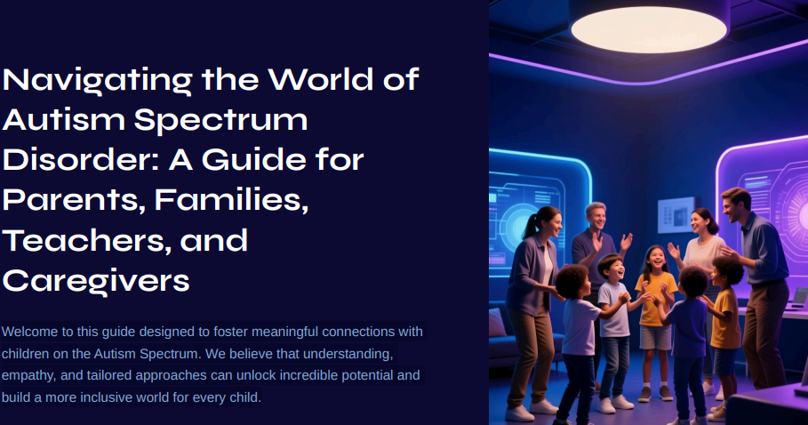 Navigating the World of Autism Spectrum Disorder: A Guide for Parents, Families, Teachers, and Caregivers