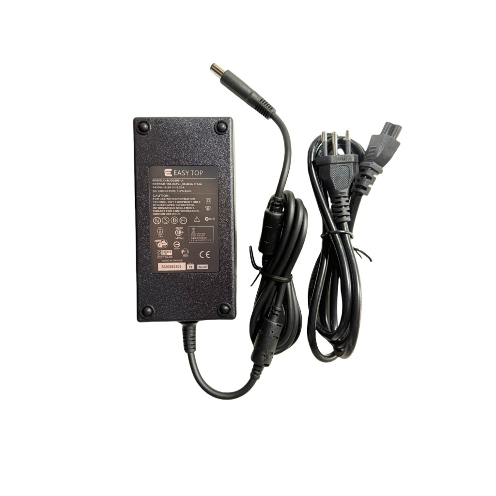 Fonte Carregador Para Dell Precision Vostro Alienware 180w 19,5v 9.23a Plug 7.4x5.0mm