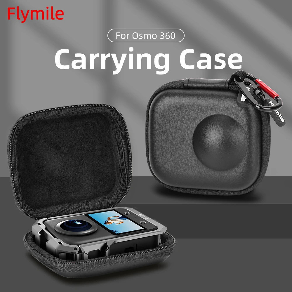 Bolsa de transporte e armazenamento Flymile para DJI OSMO 360 1/2, acessórios, estrutura, mini bolsa portátil, bolsa de