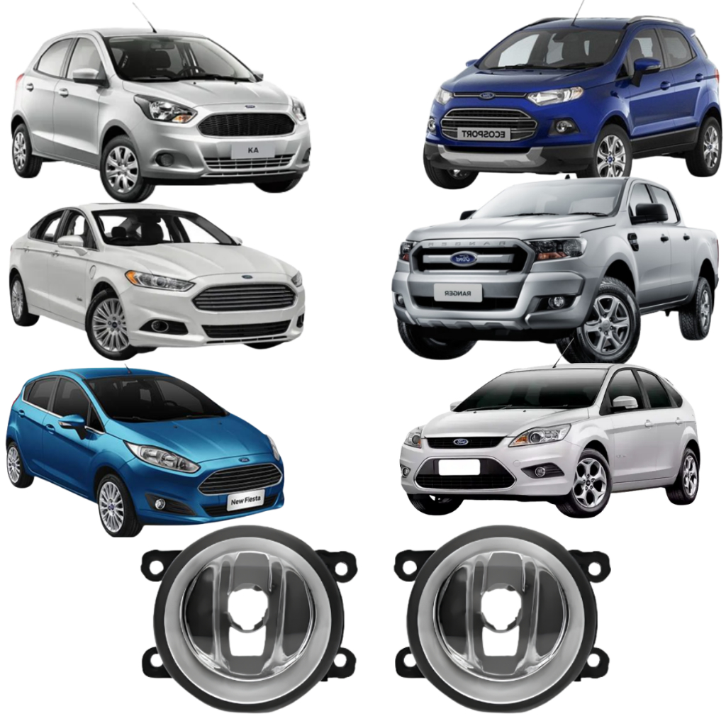 Par Farol Milha Ranger 2016 2017 2018 2019 EcoSport 2013 2014 2015 2016 2017 New Fiesta 2015 a 2016 Transit 2009 a 2014