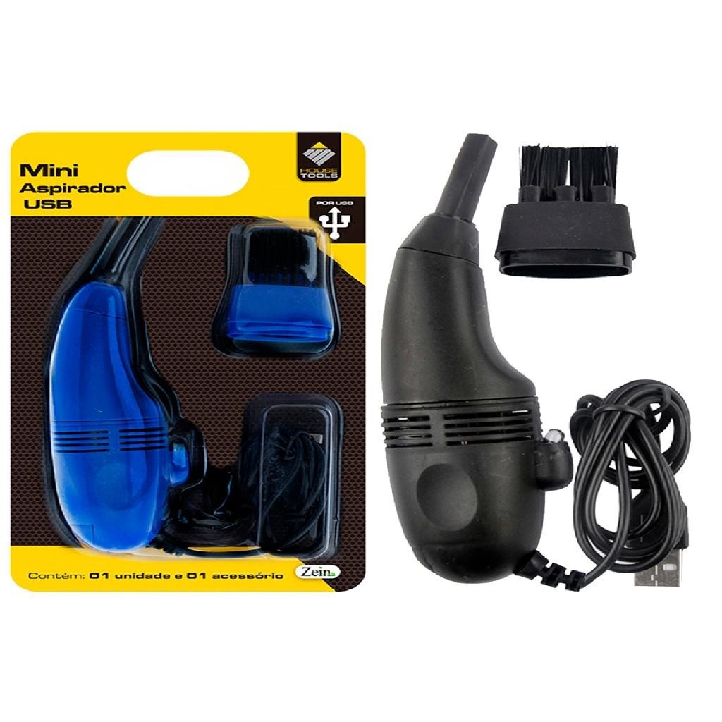 Mini Aspirador Pó USB Pequena Areas Carro Teclado Gavetas