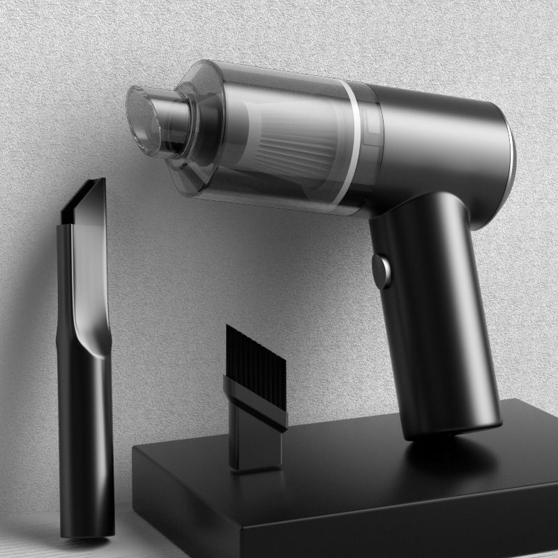 Mini Aspirador de Pó Portátil USB Recarregável - Potente e Silencioso para Carro, Mesa e Teclado