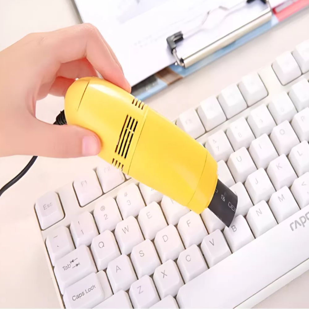 Mini Aspirador USB Limpeza Teclado Notebook Pequenas Áreas