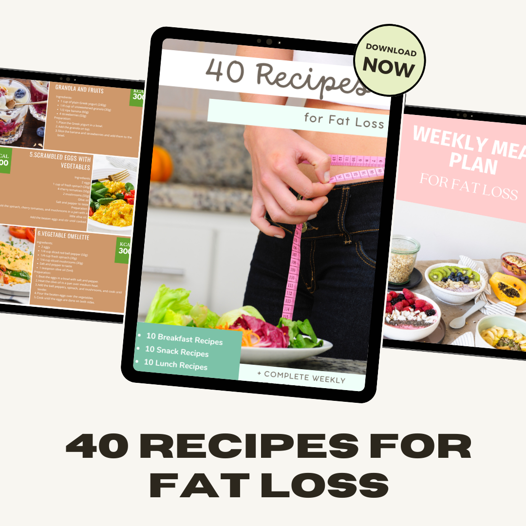 40 Recipes for Fat Loss: Delicious and Healthy + Weekly meal plan