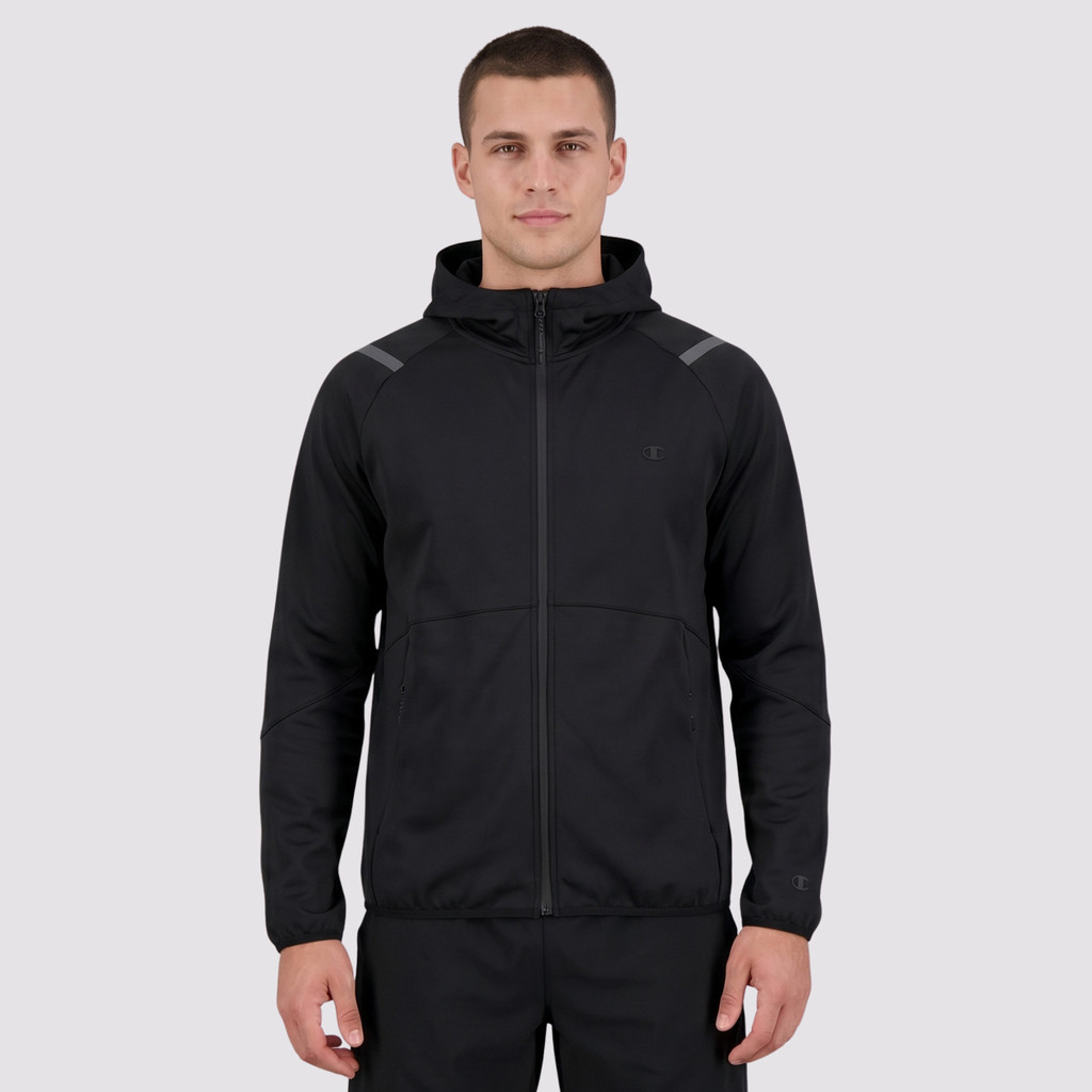 Jaqueta Champion Scuba Reflective Logo Preto