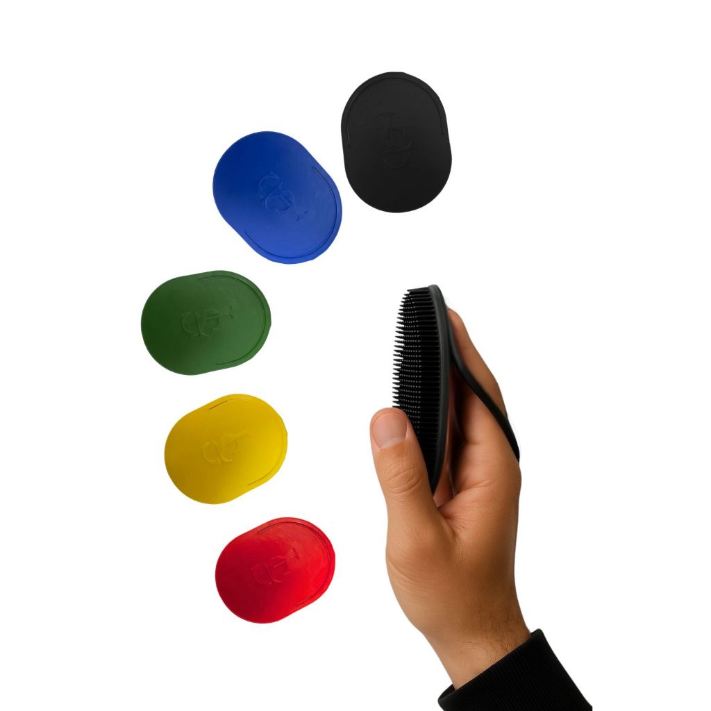 Kit 24 Pente De Bolso C/alça Oval Fácil de Usar, Perfeito para Cabelos Curtos, Longos