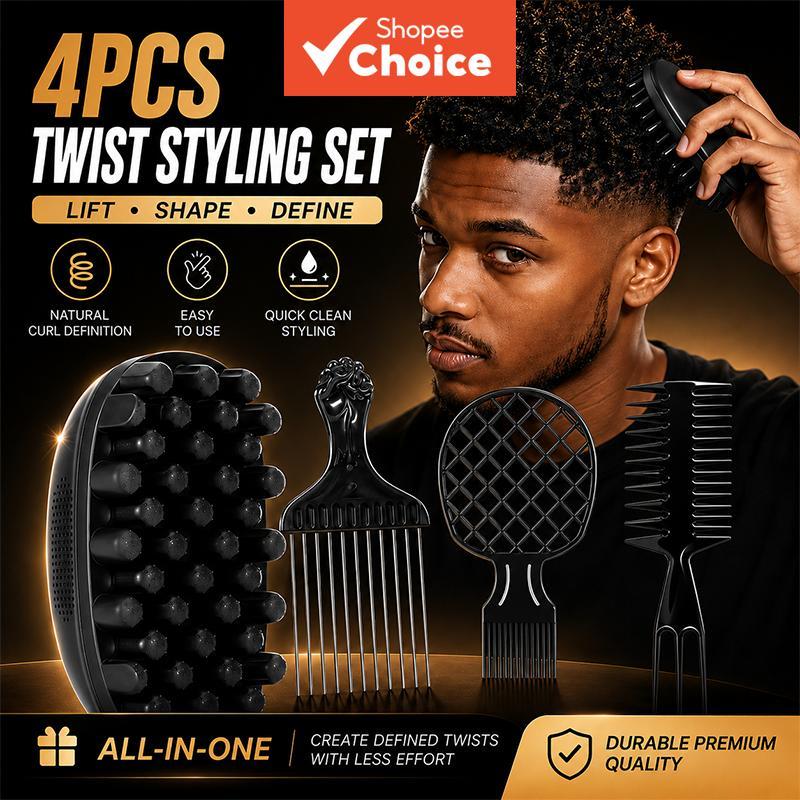 Kit 4 Esponja De Cabelo , Ondulação , Estilo Preto E Definidor , Viagens , Cuidados Diários