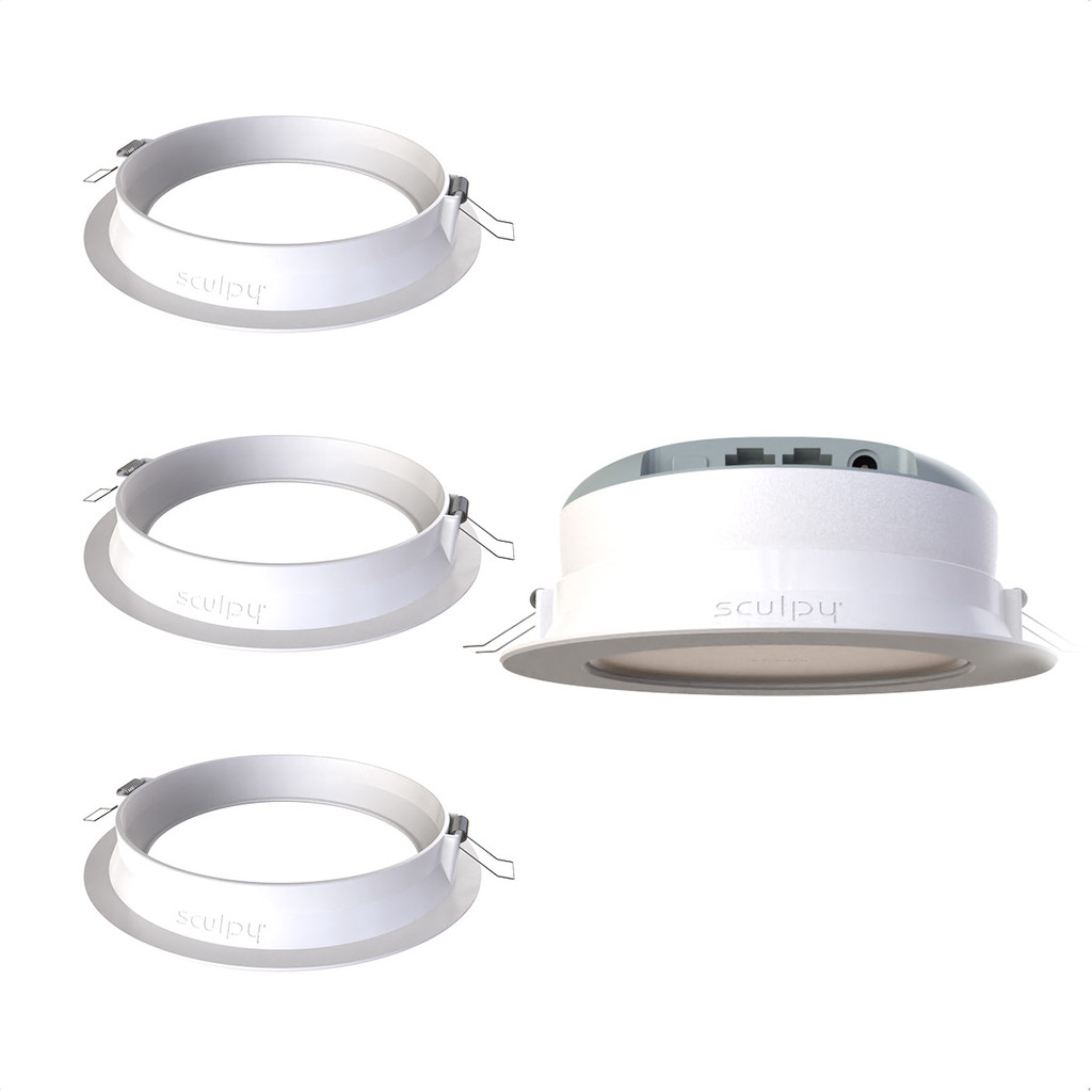 Kit 3 Suporte Embutir Teto TP-Link Deco BE22 BE3600 Redondo