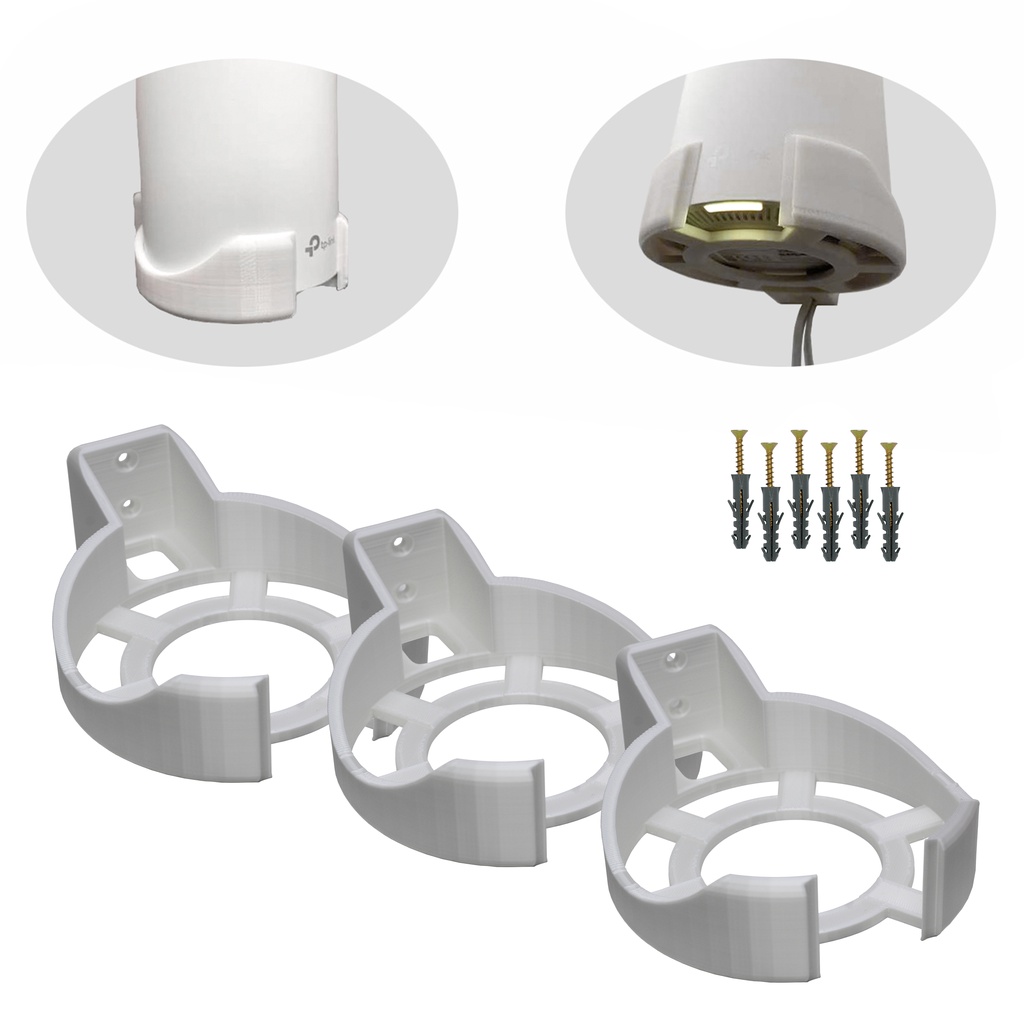 Kit 3 Suporte De Parede Roteador Tp-link Deco Mesh X20 X50 X60
