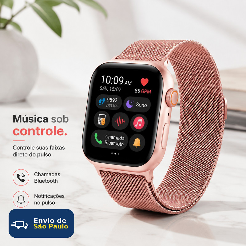 [OneEscolha] Smartwatch Original Multifuncional 38mm 45mm 49mm Tela Sensível ao Toque HD iOS e Android JFYG