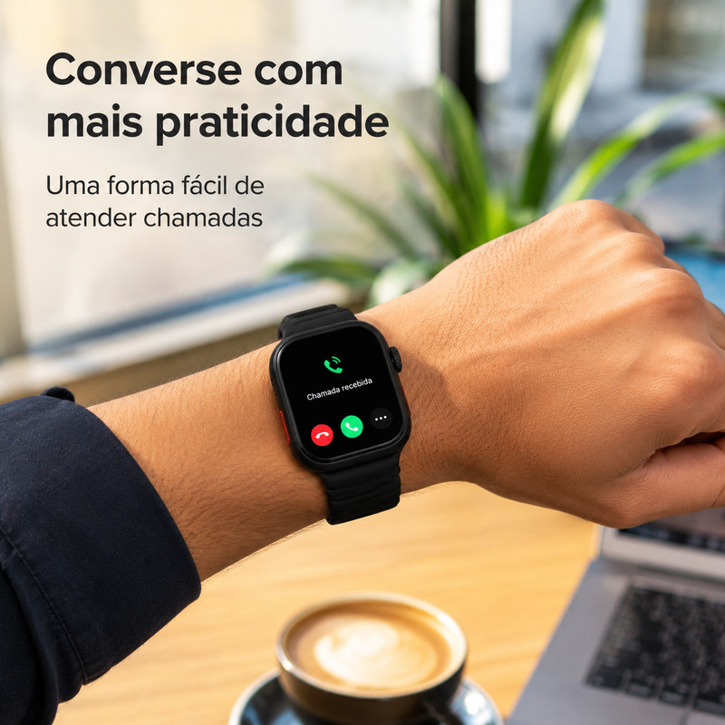 Envio de São Paulo, pacotes opcionais: [7 pulseiras+] Conjunto de relógio e pulseira, alta qualidade, iOS & Android KQMA