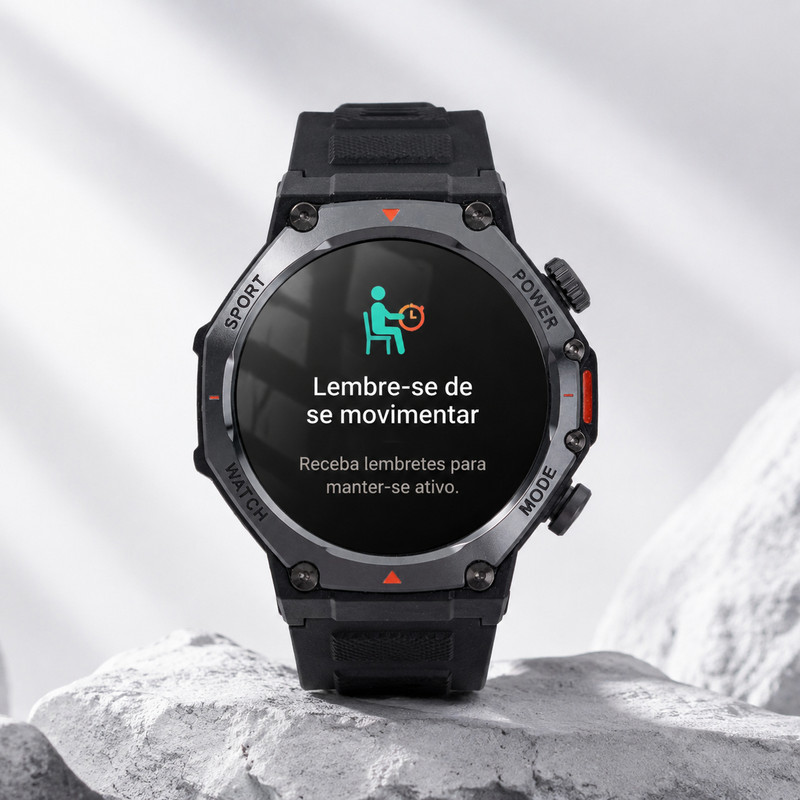 [OneEscolha] 2026 Novo Smartwatch Preto 1.43/1.46/1.70 polegadas, compatível com iOS & Android XSJP