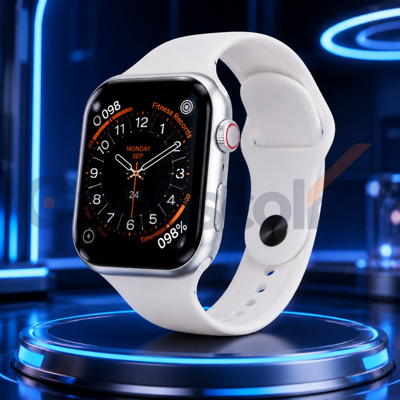 [OneEscolha] Smartwatch W9 45mm para Uso Diário, Tela Tátil HD, Alta Qualidade, iOS & Android, Estilo Casual