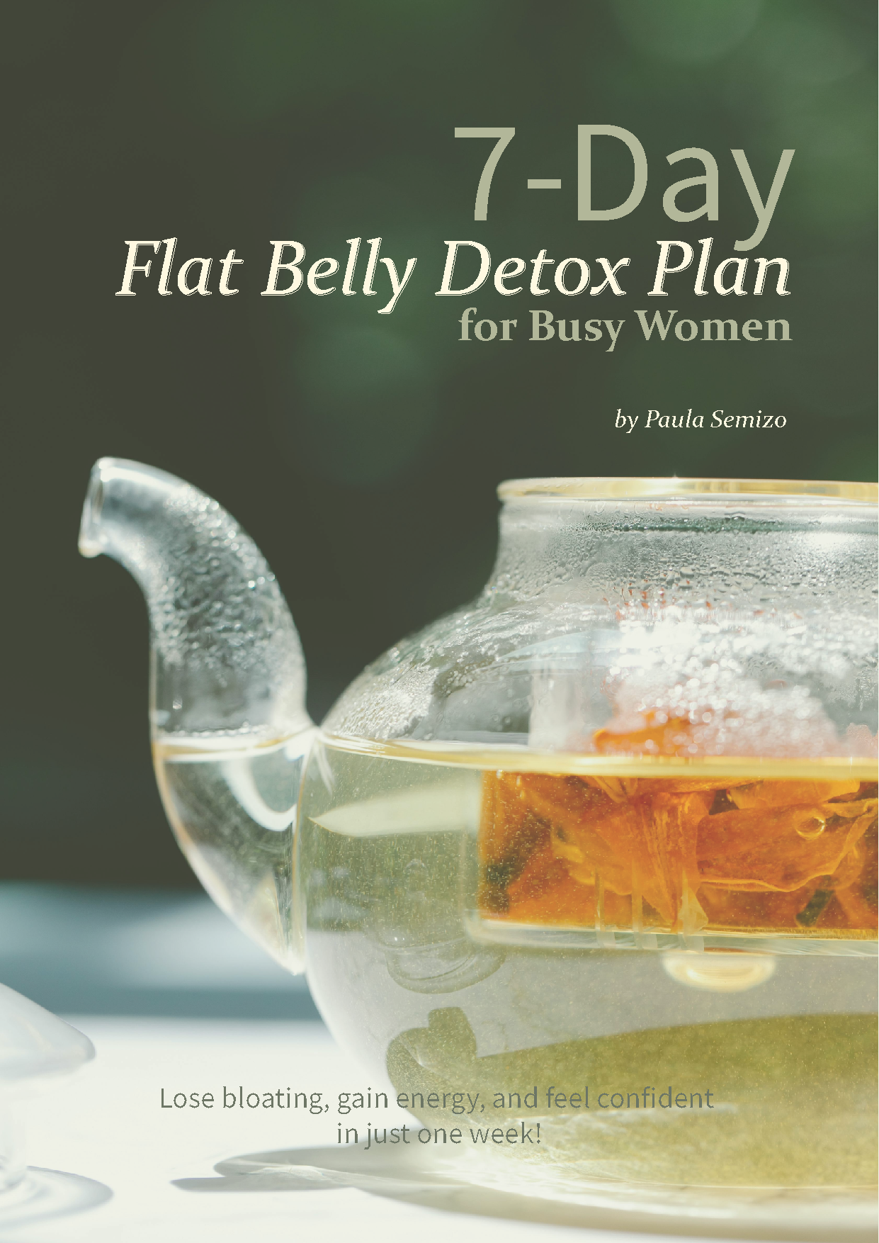 7-Day Flat Belly Detox Plan for Busy Women