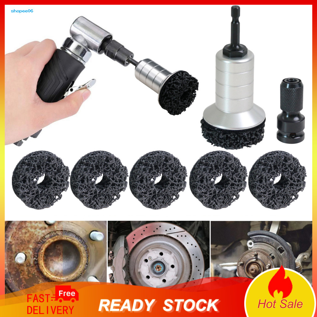 Grinding Tool for Surface Protection Precision Rust Removal Wheel Hub Resurfacing Kit with Stud Cleaner – Easy for Dur