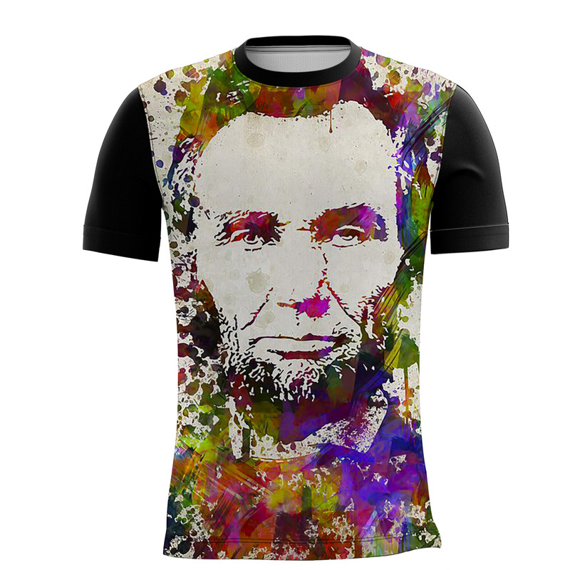 Camiseta Personalizada Abraham Lincoln Presidente História 1_x000D_