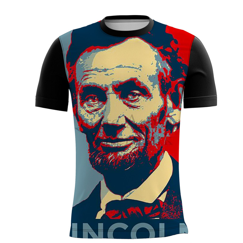Camiseta Personalizada Abraham Lincoln Presidente História 4_x000D_