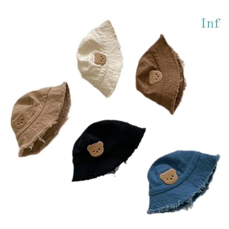Inf Fisherman Hat Kids Sunshade Cap Aba Larga E Bordas Elegantes