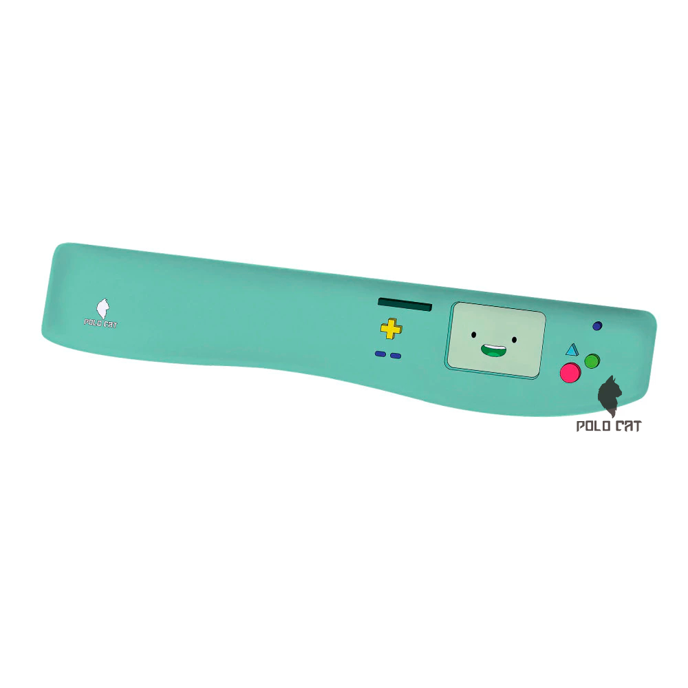 Apoio de Teclado Curvo Ergonomico Mini Game Verde Carinha